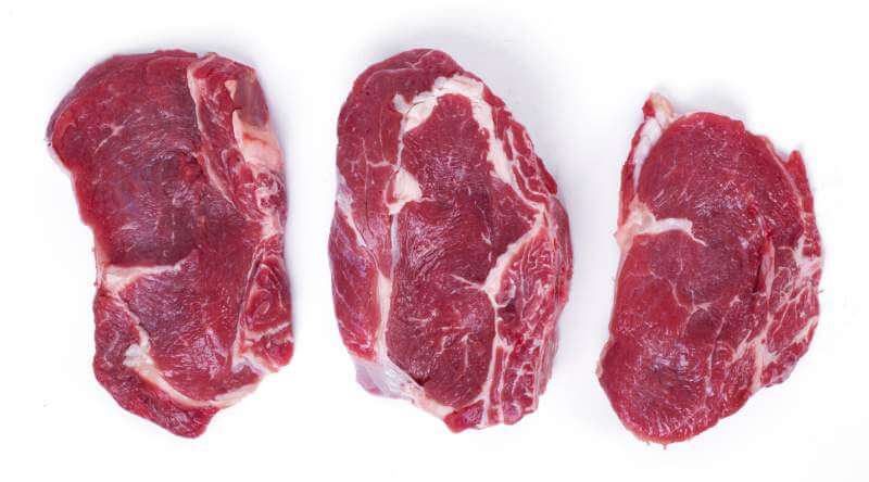 Raw-steak-on-white-paper