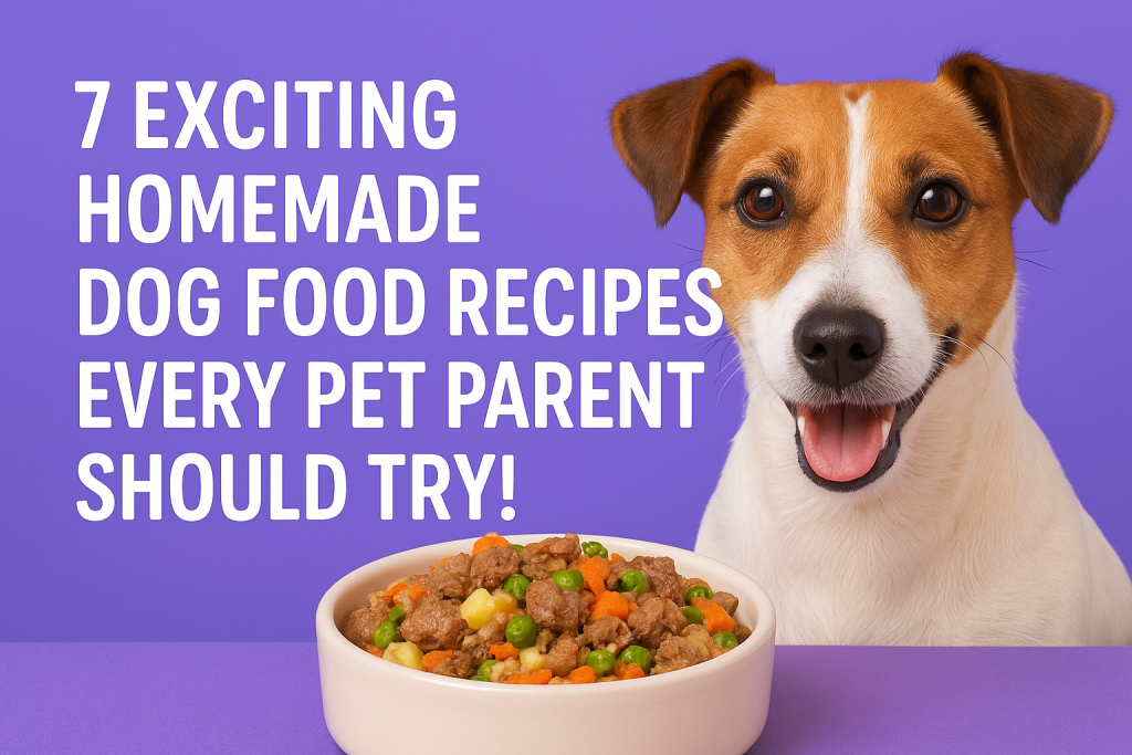 7 Exciting Homemade Dog Food Recipes Every Pet Parent Should Try