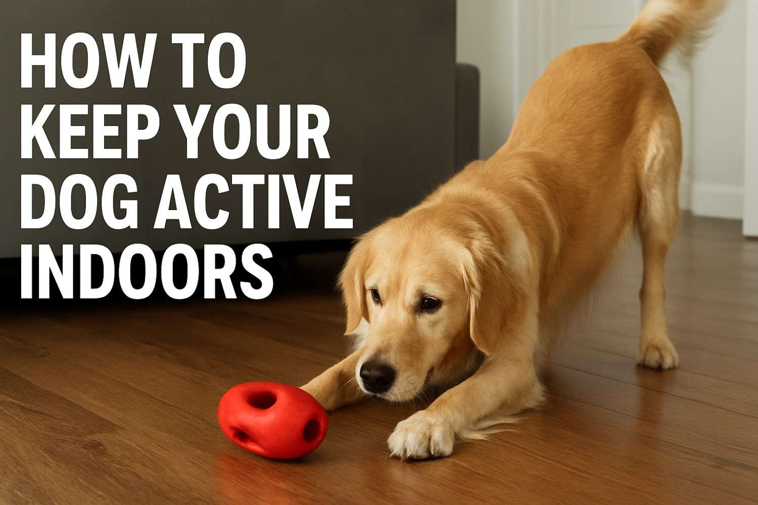 How to Keep Your Dog Active Indoors