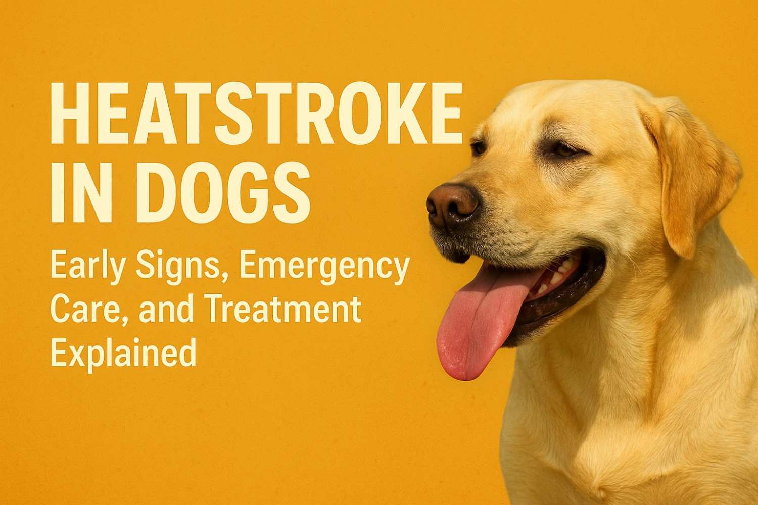 Image showcasing Heatstroke in Dogs: Early Signs, Emergency Care